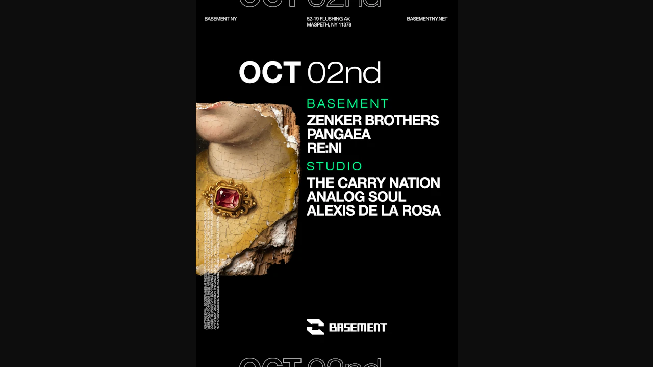 Zenker Brothers / Pangaea / re:ni / The Carry Nation / Analog Soul / ALEXIS DE LA ROSA