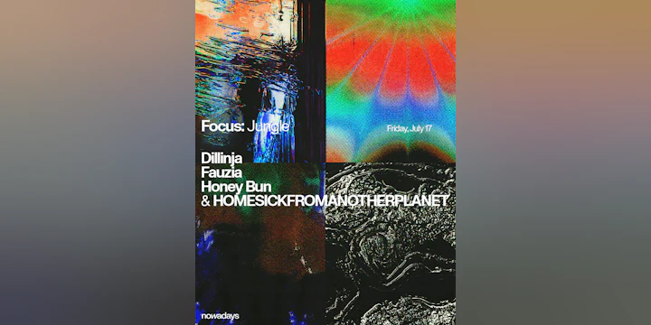 Focus: Jungle with Dillinja, FAUZIA, Honey Bun & HOMESICKFORANOTHERPLANET