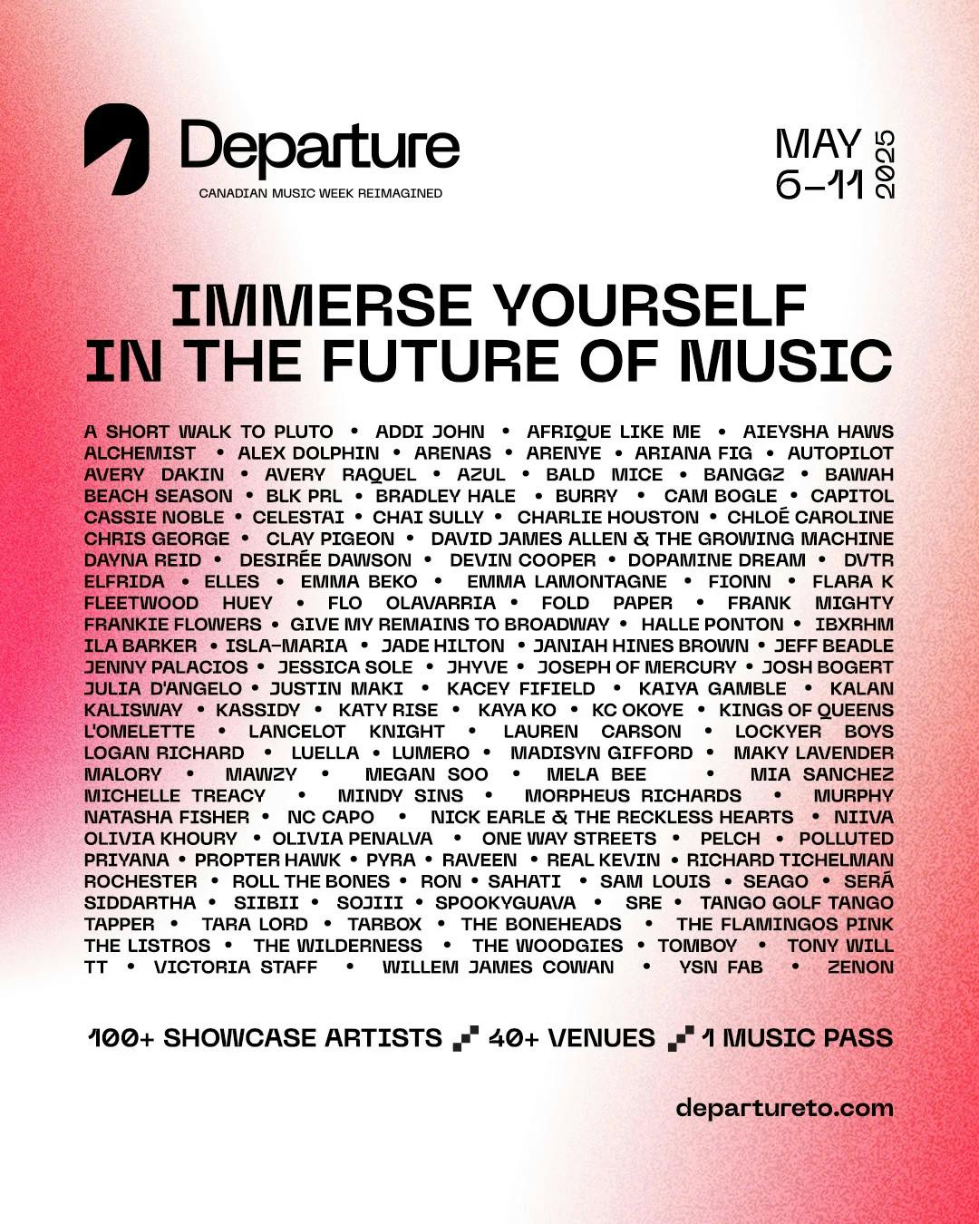Departure Festival + Conference 2025 - Day 3 at Departure Festival + Conference - Thursday, May 8 2025 | Discotech
