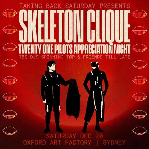 Skeleton Clique: Twenty One Pilots Appreciation Night - Sydney at OAF ...