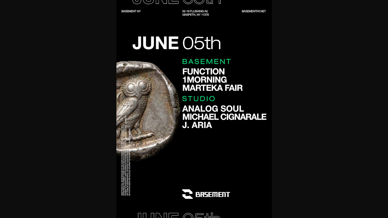 Function / 1morning / Marteka Fair / Analog Soul / Michael Cignarale / J. Aria