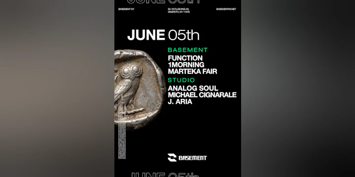Function / 1morning / Marteka Fair / Analog Soul / Michael Cignarale / J. Aria