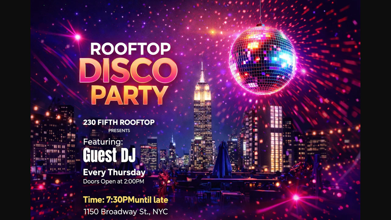 Thursday Disco Party