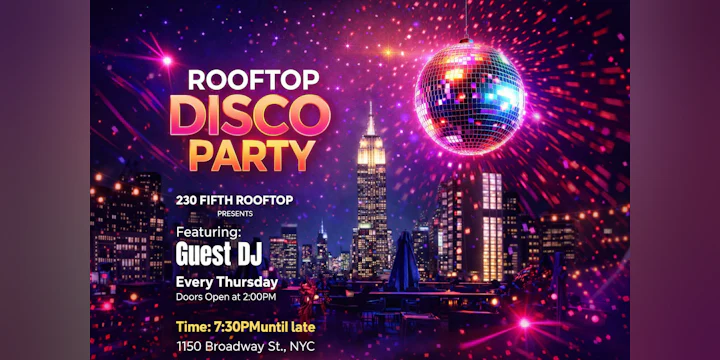 Thursday Disco Party