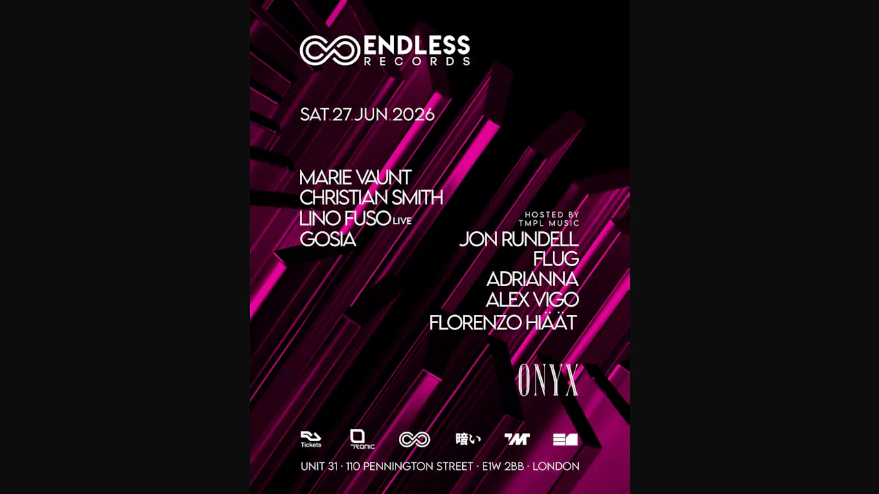 Endless London: Marie Vaunt, Christian Smith, Lino Fuso, Adríanna, Jon Rundel, Flug,