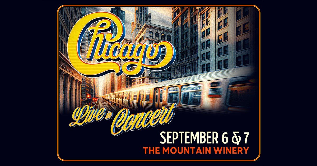 Chicago at The Mountain Winery - Sunday, Sep 7 2025 | Discotech