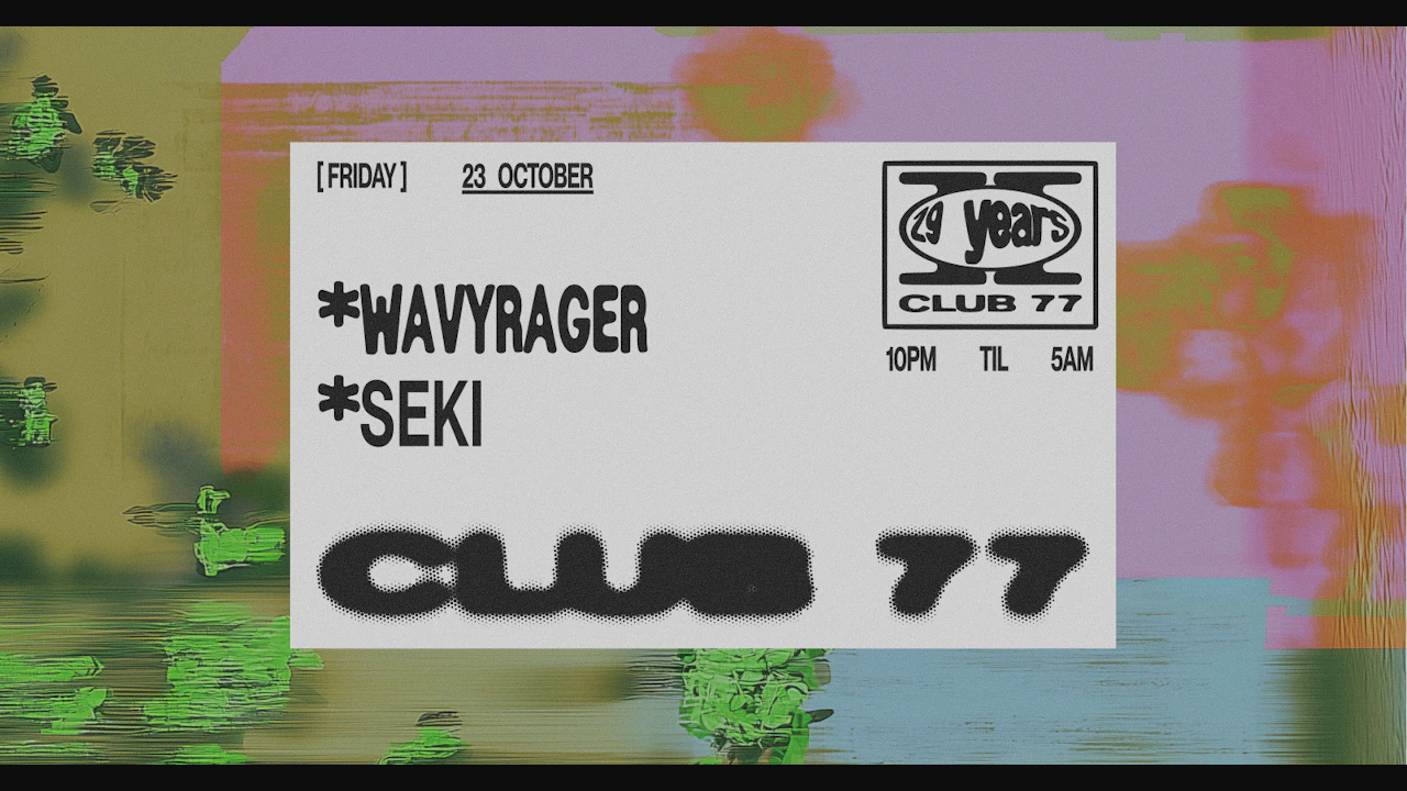 Fridays at 77: Wavyrager, Seki