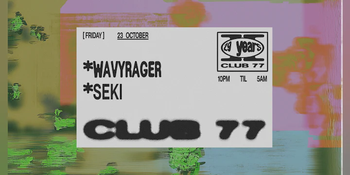 Fridays at 77: Wavyrager, Seki