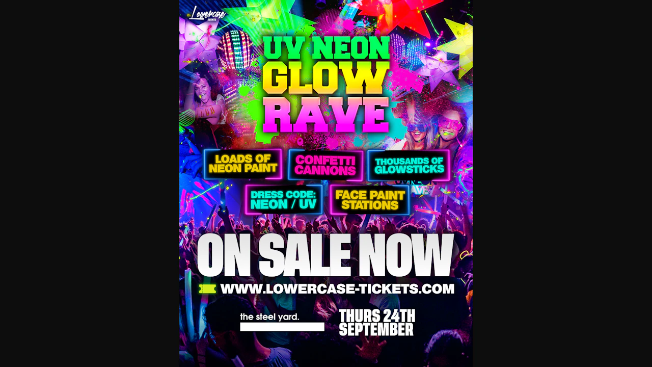 The Freshers Uv Neon Glow Rave London