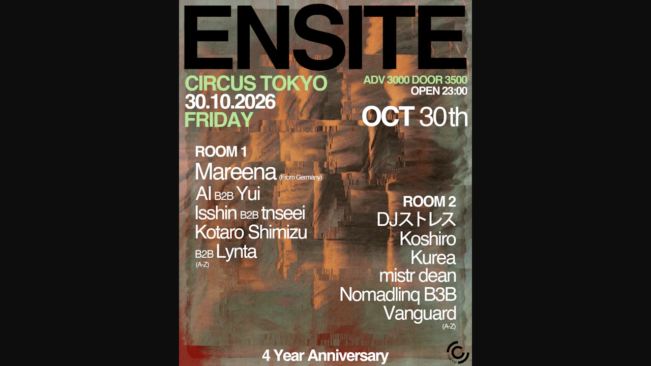 ENSITE 4 Year Anniversary with Mareena (Tresor, Unrush, Fides)