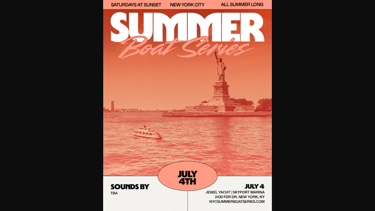 NYC Summer Boat Series