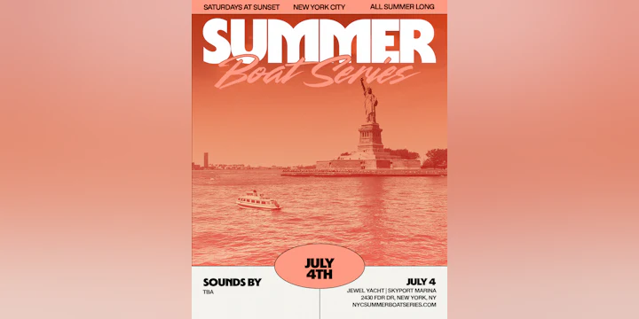 NYC Summer Boat Series