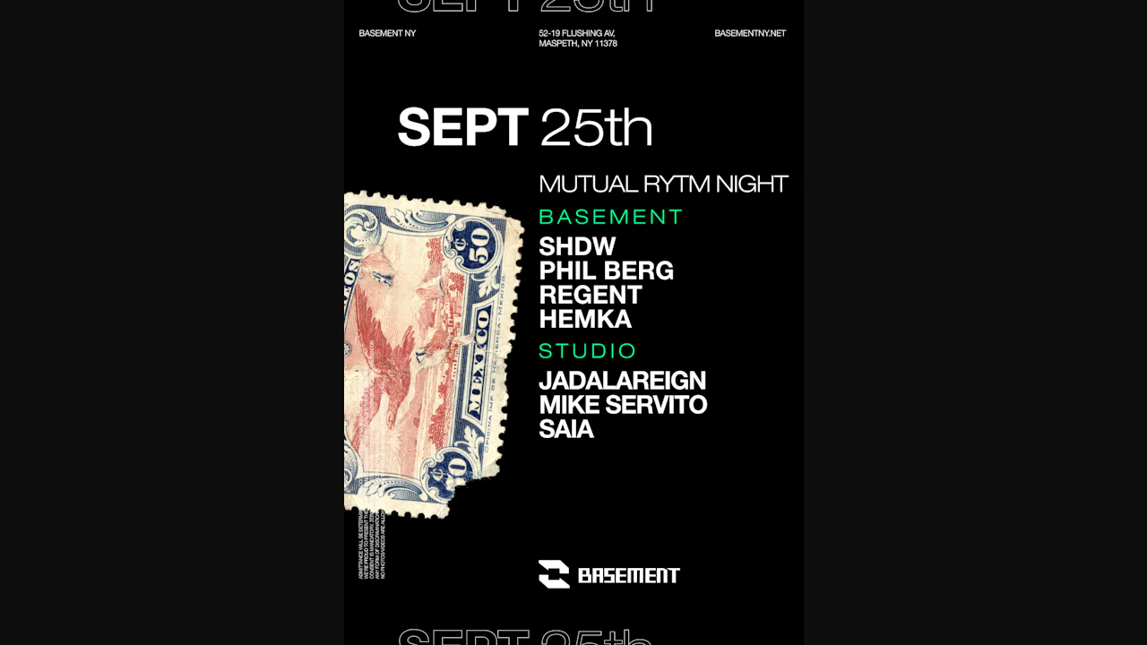 MUTUAL RYTM: SHDW / Phil Berg / Regent / Hemka / JADALAREIGN / Mike Servito / Saia