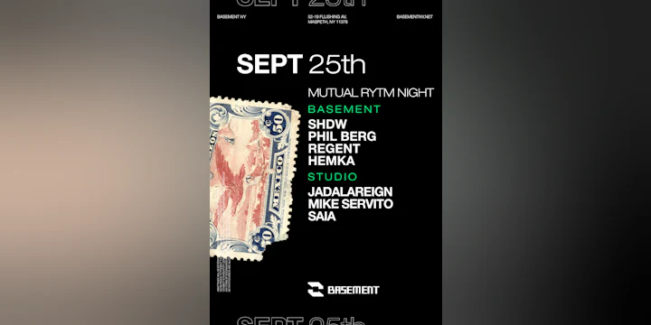 MUTUAL RYTM: SHDW / Phil Berg / Regent / Hemka / JADALAREIGN / Mike Servito / Saia