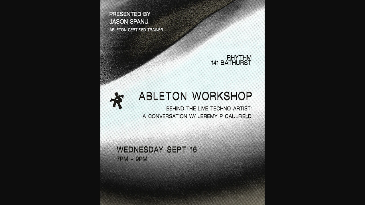 Rhythm Workshop Series: Ableton Workshop