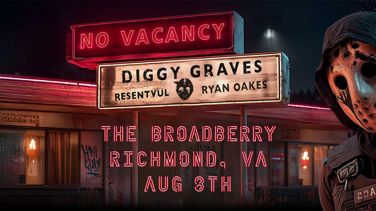 Diggy Graves: The No Vacancy Tour w/ Resentvul and Ryan Oakes