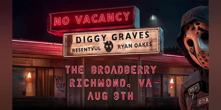 Diggy Graves: The No Vacancy Tour w/ Resentvul and Ryan Oakes