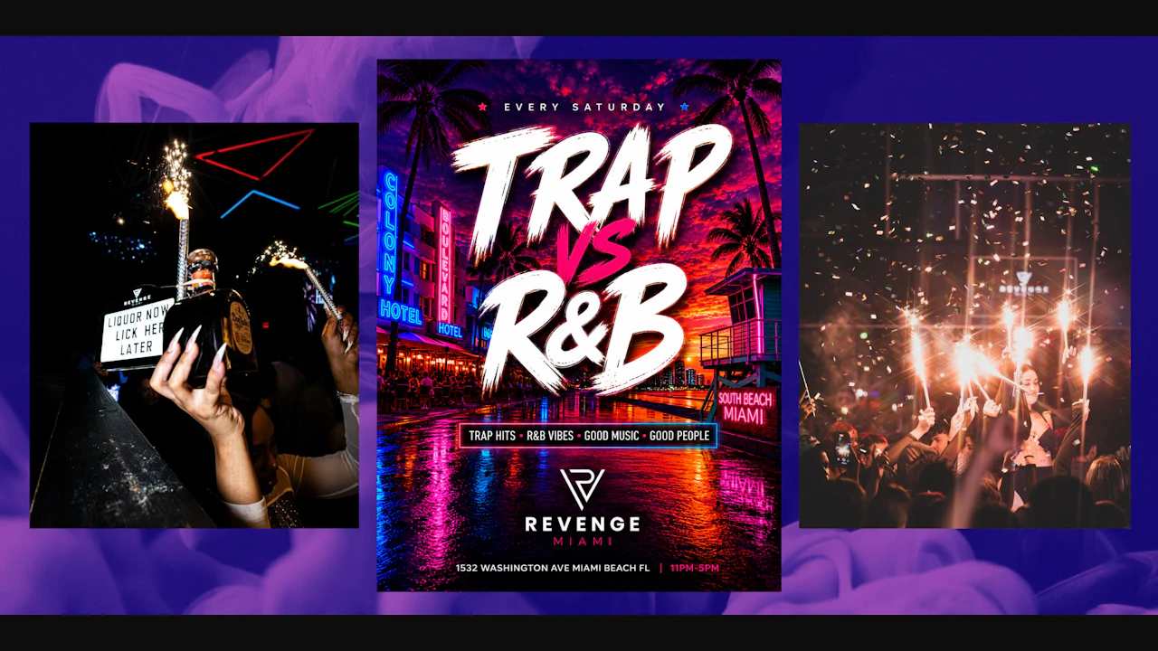 Trap Vs R&B Saturdays at Revenge Miami