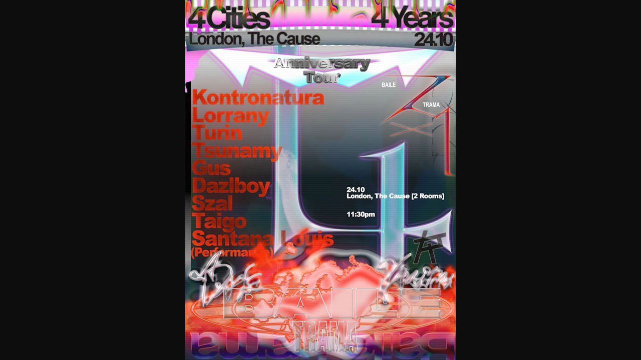 Baile Trama 4th Anniversary