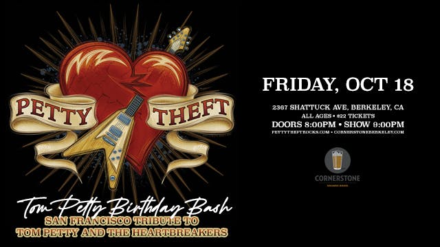 "Annual Tom Petty Birthday Celebration" with Petty Theft - San Francisco Tribute to Tom Petty & the Heartbreakers