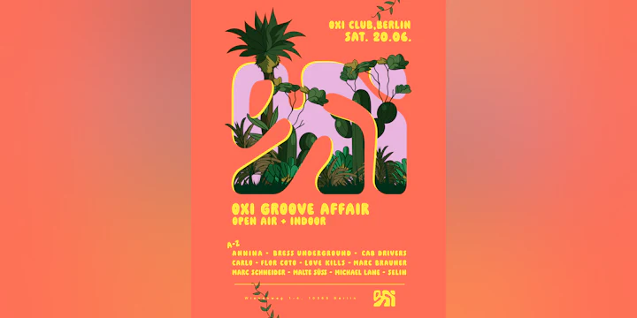 OXI GROOVE AFFAIR (Open Air + Indoor on 3 Floors)