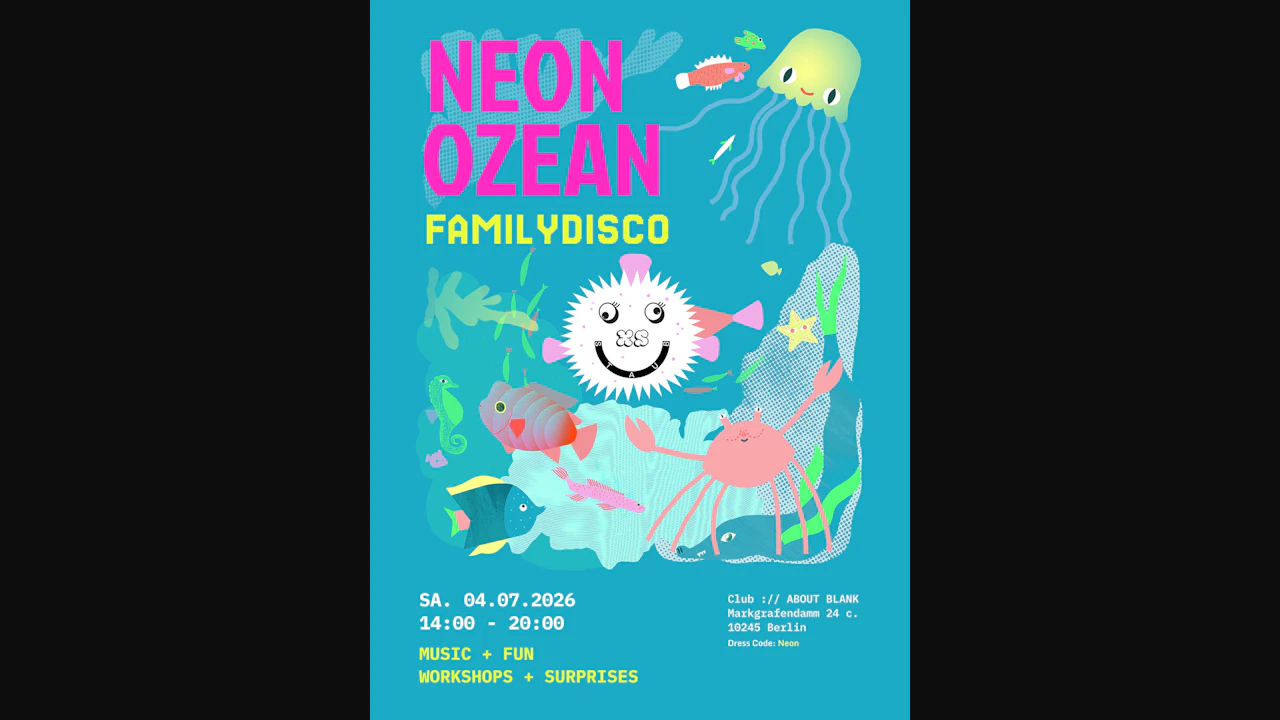 STAUB XS_Familydisco_Neon Ozean