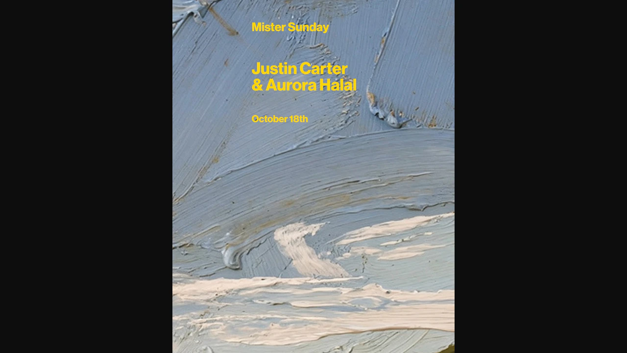 Mister Sunday: Aurora Halal and Justin Carter