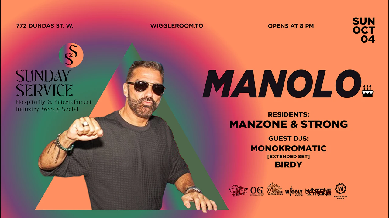 Sunday SerVice: Manolo - Manzone & Strong - Monokromatic - Birdy