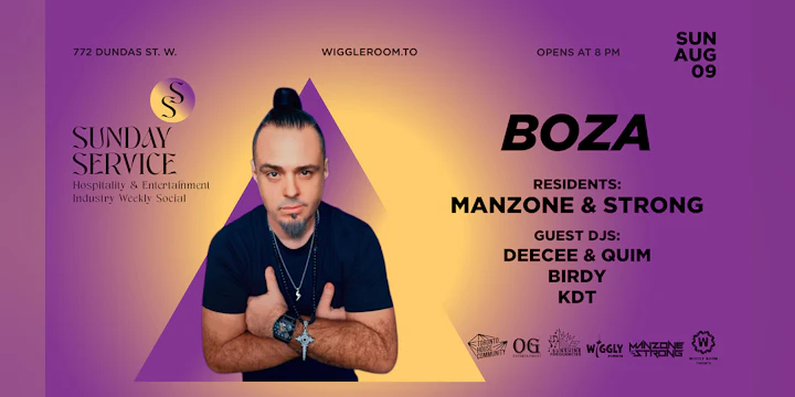 Sunday SerVice: Boza - DeeCee & Quim - Manzone & Strong
