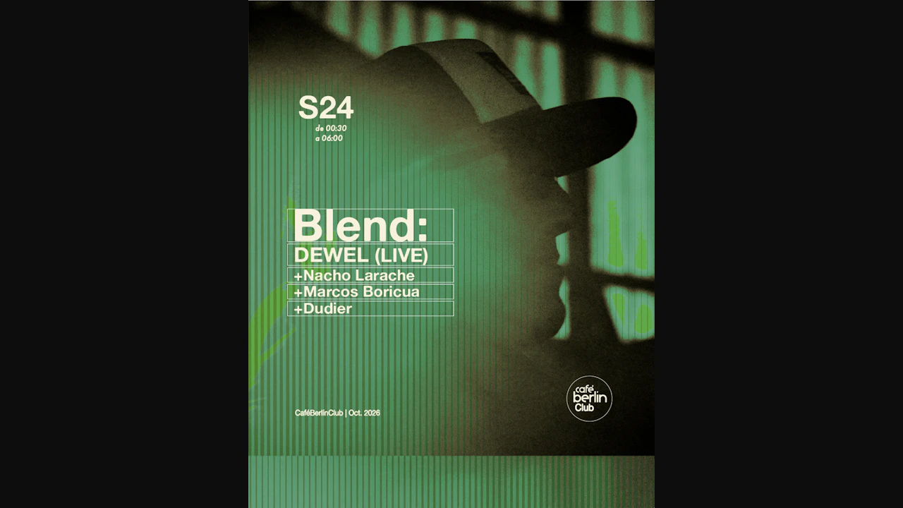 Blend · Dewel (live) + Nacho Larache + Marco Boricua + Dudier