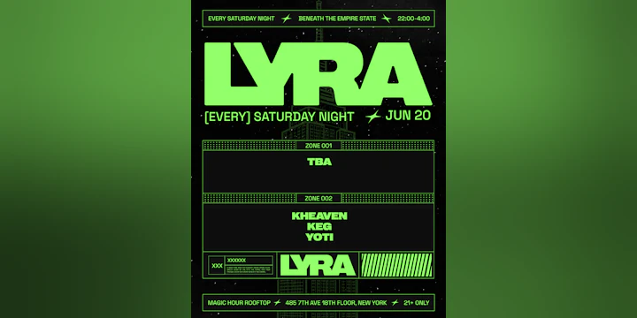 Lyra Rooftop Party 06.20.26