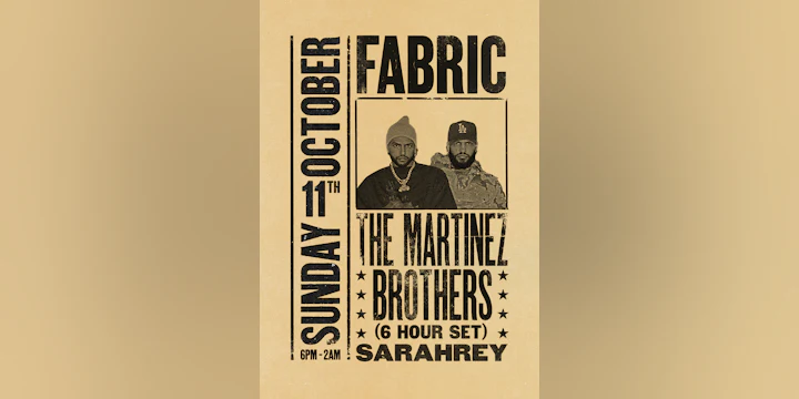 The Martinez Brothers (6 Hour Set), Sarahrey