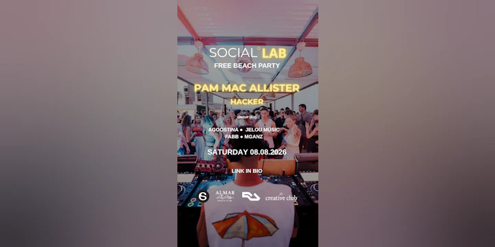 Free Beach Party Open Air - Social Lab Summer Edition