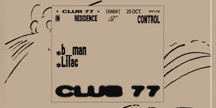 77 x Control: b_man, Lilac