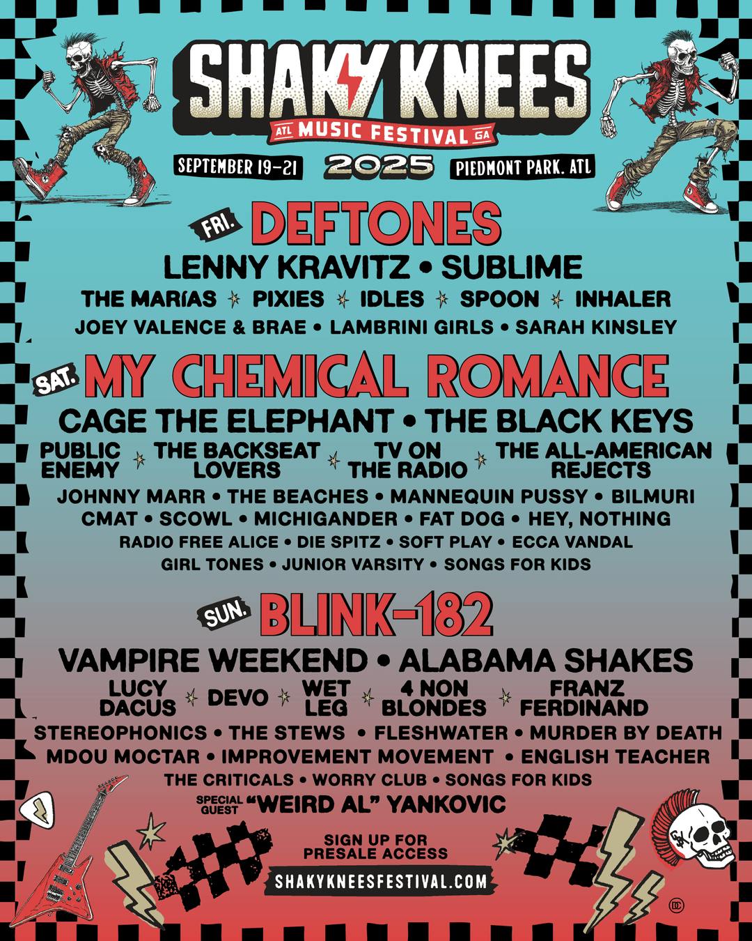 Shaky Knees Music Festival 2025 - 3 Day Pass