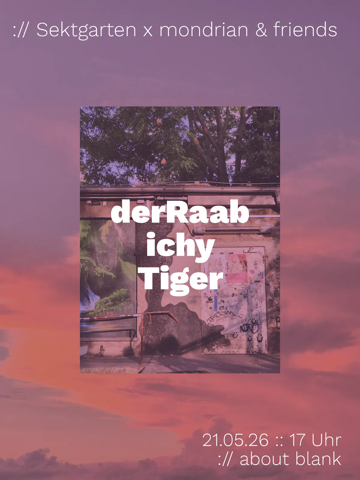 ://sektgarten x mondrian & friends (free entry & open air)