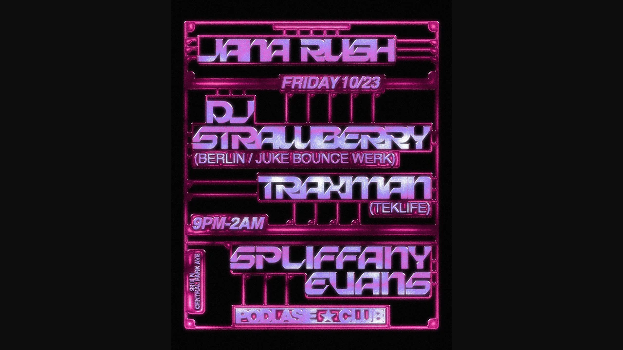 Jana Rush, DJ Strawberry, Traxman, spliffany evans