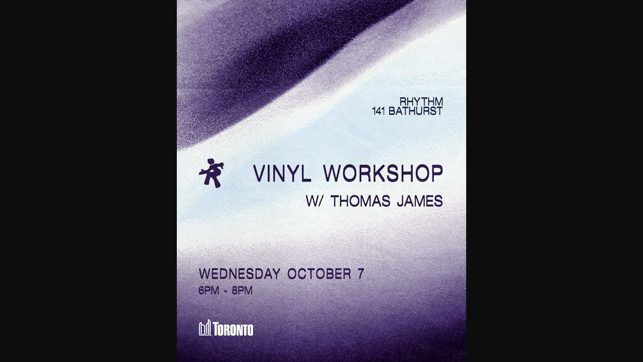 Rhythm Workshop Series: Vinyl DJing