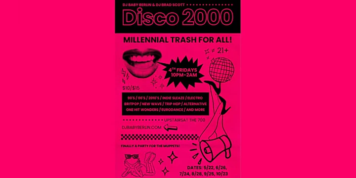Disco 2000 - Millennial Trash Dance Party For All