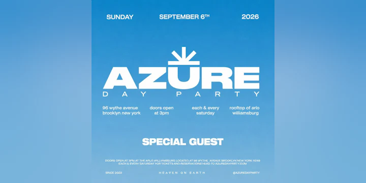 Azure Day Party September 6th