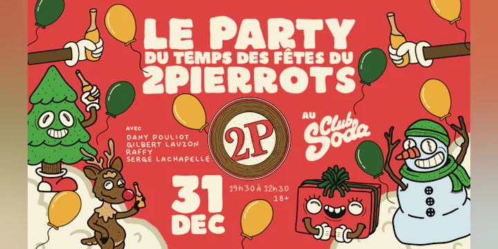 Party Du Temps Des Fêtes Du 2pierrots 2026