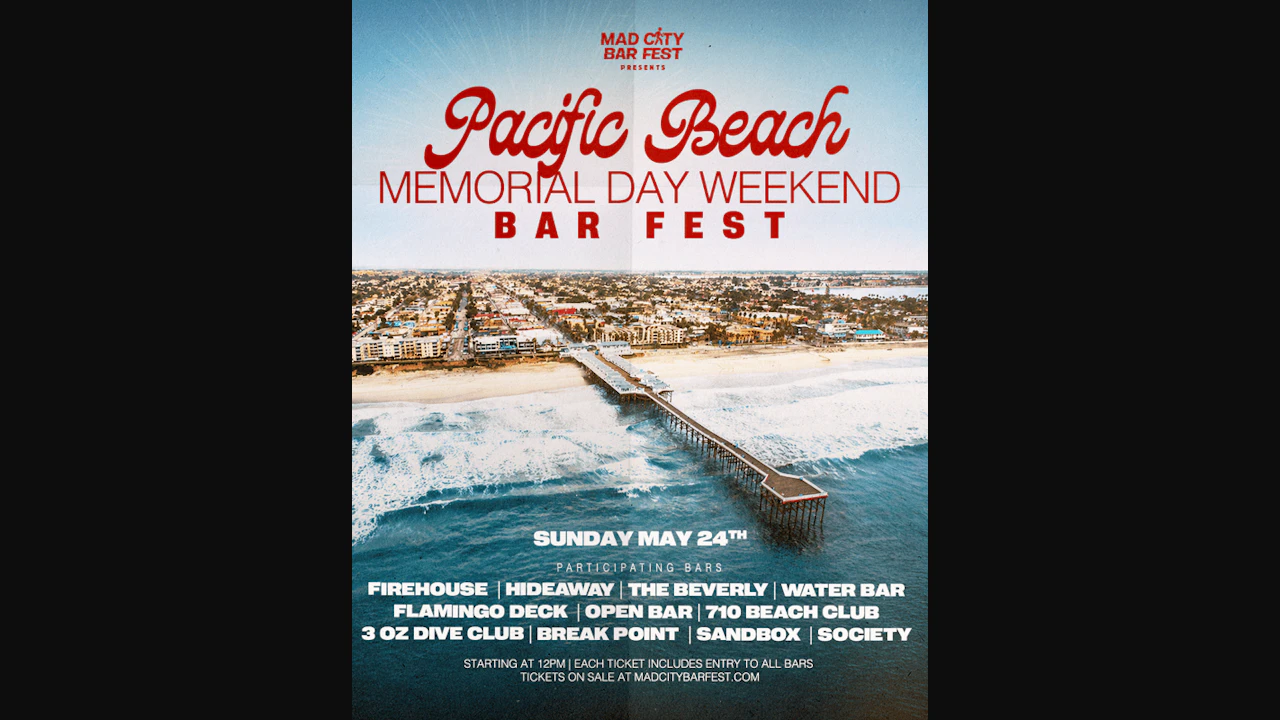 Pacific Beach Memorial Day Weekend Bar Fest