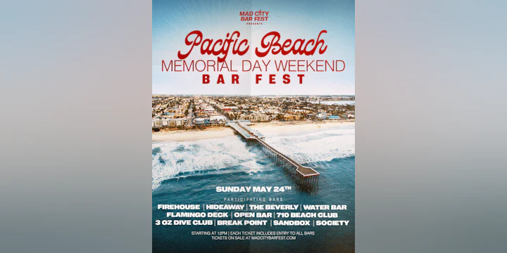 Pacific Beach Memorial Day Weekend Bar Fest