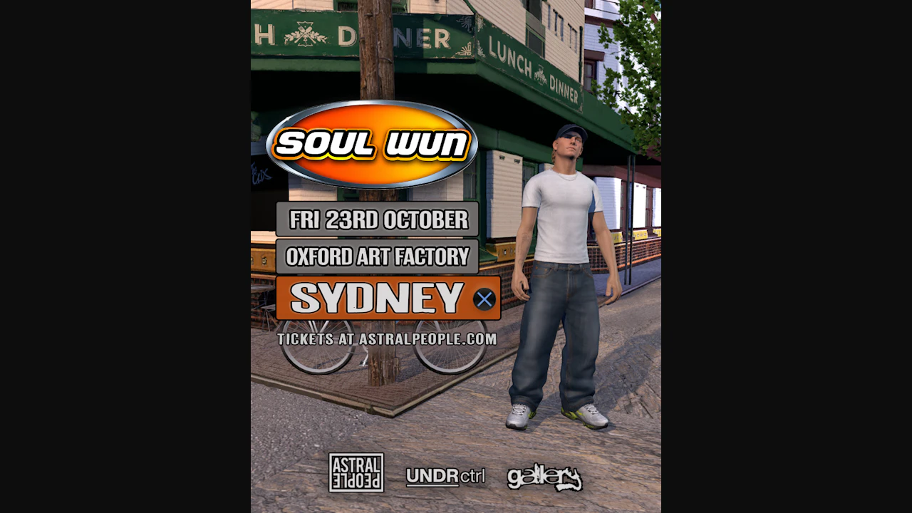 Soul Wun - SYDNEY - Oxford Art Factory