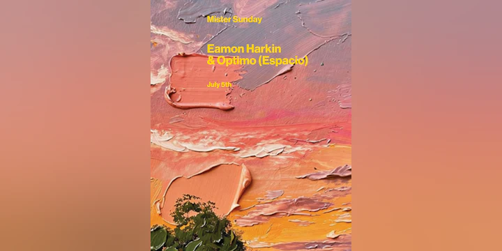 Mister Sunday: Optimo (Espacio) and Eamon Harkin