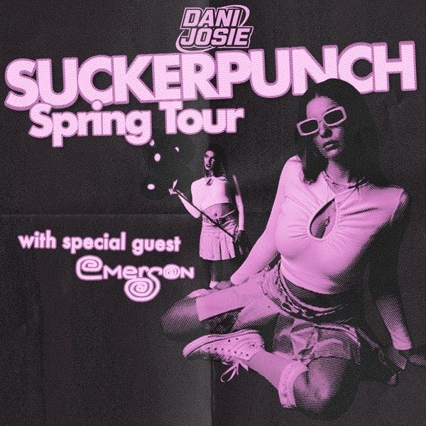 Dani Josie SUCKERPUNCH Spring Tour Auckland