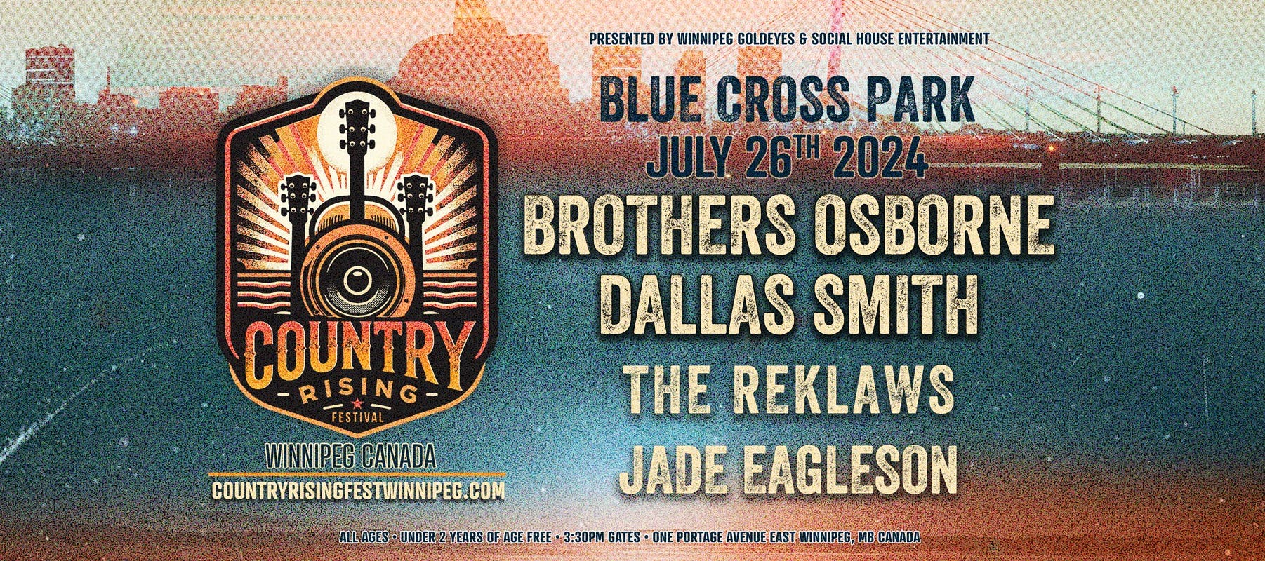 Country Rising Fest : Winnipeg featuring Brothers O