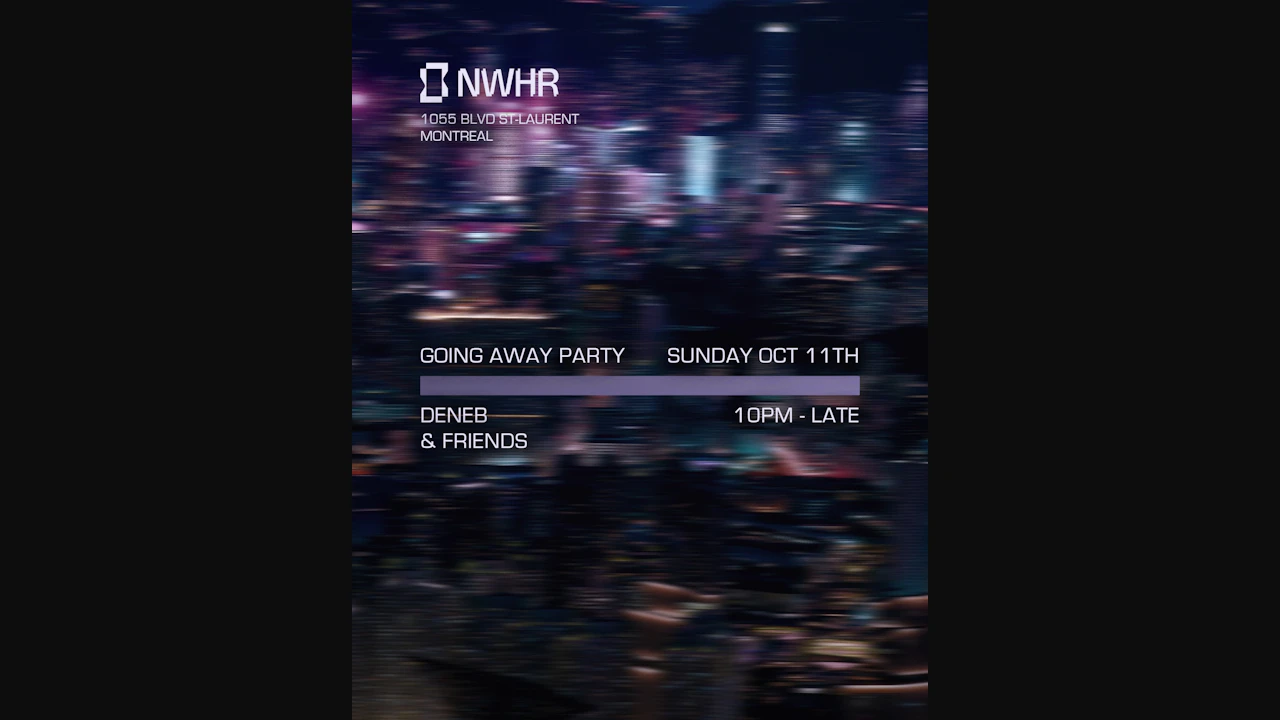 Going Away Party: Deneb & Friends