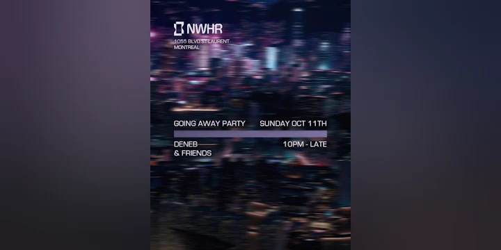 Going Away Party: Deneb & Friends
