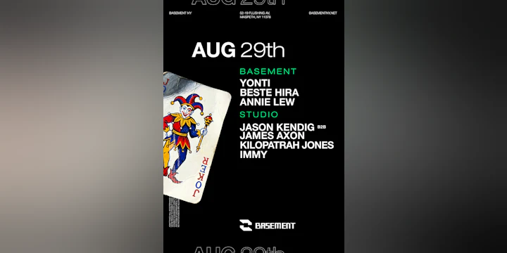 Yonti / Beste Hira / Annie Lew / Jason Kendig b2b James Axon / Kilopatrah Jones / Immy